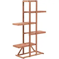 vidaXL Plantenstandaard 86x36x139 cm cederhout