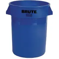 Rubbermaid Afvalbak Kunststof Blauw | 121 Liter
