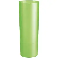 Juypal Hogar Juypal longdrink glas - 6x - groen - kunststof - 330 ml - herbruikbaar - Drinkglazen