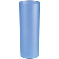 Juypal Hogar Juypal longdrink glas - 6x - blauw - kunststof - 330 ml - herbruikbaar - Drinkglazen