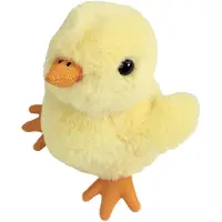 Imware Inware pluche kuikentje knuffeldier - geel - 6 cm - Knuffel boederijdieren