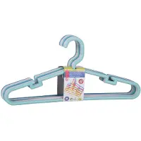 Juypal Hogar Juypal Kledinghangers Montana For Kids - 12x - pastel - kunststof - 32,6 cm - Kledinghangers
