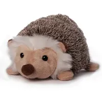 Imware Inware pluche egel knuffeldier - bruin - 19 cm - Knuffel boederijdieren