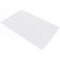 Loti Living Badmat Antislip – Douchemat – Badmat Badkamer – Vloermat - Chenille badmat - Wit - 50x80 cm