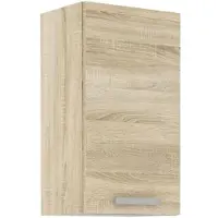 Bigbuy Hoge kast met 1 draaideur - Sonoma eiken decor - B 40 x D 31,6 x 72 cm - LASSEN