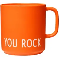 Design Letters Favourite Kop Met Handvat 25 Cl You Rock - Koffiekopjes Beenderporselein - 10101008ORAYOUROCK