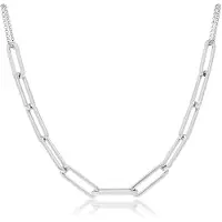 Glow - 925 Sterling Zilveren Ketting Voor Dames