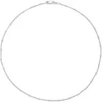 Glow - 102.1360.45 - Collier - Zilver - Gerhodineerd - 45cm