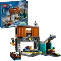 LEGO 60417 LEGO Politiespeedboot en boevenschuilplaats