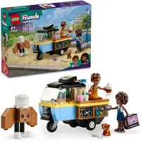 LEGO 42606 Friends Bakkersfoodtruck Bakkerij Speelgoed Voertuig Set met Mini Poppetjes