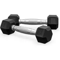ZEUZ Hexa Dumbbells Set 2 x 1 KG – Dumbell - Hexagon Gewichten Dumbbellset – Krachttraining Dumbellset voor CrossFit & Fitness