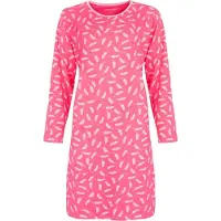 Temptation Dames Nachthemd - Bigshirt - 100% Katoen - Rood - Maat S