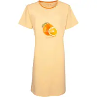 Temptation Dames Nachthemd - Bigshirt - Licht Oranje - Maat XXL
