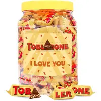 Toblerone Tiny chocolade "I Love You" - melkchocolade met nougat, amandel en honing - 500g