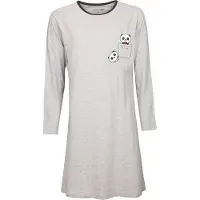 Temptation Dames Bigshirt - Panda Print - Grijs - Maat XL