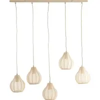 Light & Living Crème hanglamp Elati 5-lichts 100cm