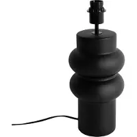 QAZQA Design tafellamp zwart keramiek 17 cm zonder kap - Alisia