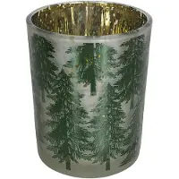 Mars & More windlicht herfst dennenboom medium 12cm*