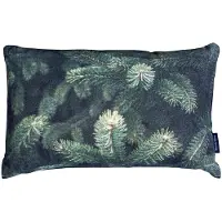 Mars & More half kussen fluweel winter dennentakken 30x50cm*