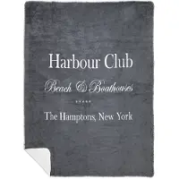 Mars & More plaid harbour club grijs 150x200cm