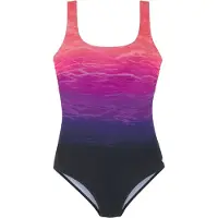 LASCANA Badpak donkerblauw / lila / pink / neonroze