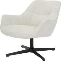 LivingFurn fauteuils daphne greige licht stof