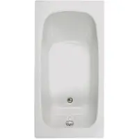 Allibert Flavis Rechthoekig Bad Plaatsbesparend - 120x70x42cm