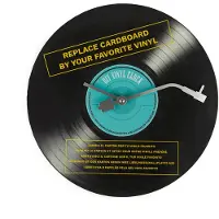 Huismerk LP Wandklok soundtracks DIY