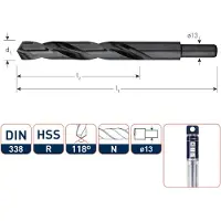 Rotec HSS Spiraalboor 17x184 mm