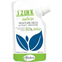 Aladine plakkaatverf Izink Nature 80 ml blauw milieuvriendelijk.