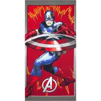 Marvel Avengers Handdoek / Strandlaken - 140 x 70 cm - Captain America - Sneldrogend