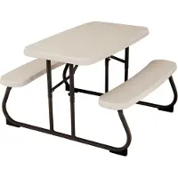 Lifetime 82.5x90x53.5 Cm Picnic Vouwtafel Met Bankjesset