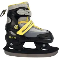 Amigo skates 2-in-1 Slide junior polypropyleen zwart/geel mt 34/37