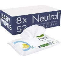 Neutral Baby billendoekjes - 8x63 doekjes - parfumvrij