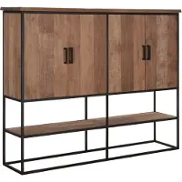 DTP Home Timeless wandkast teakhout 180x40x140cm