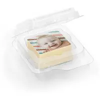 Yoursurprise Chocolade traktatie met foto - Praliné - 50 stuks - Vierkant