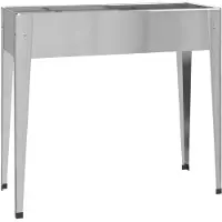 vidaXL Plantenbak 100,5x40,5x90 cm gegalvaniseerd staal