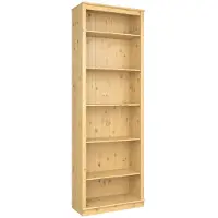 Hioshop Buple wandkast , boekenkast 5 planken gebeitst gewaxt.