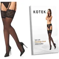 Kotek - S002 Kousen - L/XL - Zwart