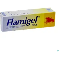 Flamigel | zonnebrand - brandwond 1ste graad - beschadigde huid - post-laser - post-tattoo - lichte schaafwonden 100 g Gel