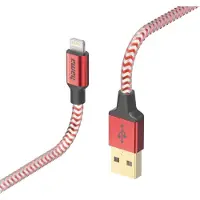 Hama Usb-a Naar Lightning-kabel Reflective 1.5 M Rood (201554)