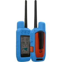 Kwmobile Hoesje geschikt voor Garmin Alpha 200i / Alpha 300i - Beschermhoes voor handheld GPS - Back cover in blauw