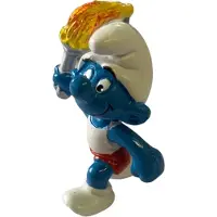 Schleich smurf - De Smurfen - Met olympische fakkel - 20030 - 6cm