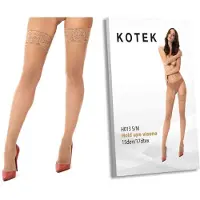 Kotek - H013 Hold up kousen - L/XL - Beige