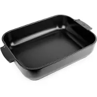 Peugeot Appolia keramiek schaal 40x27 cm Satin black