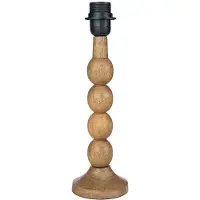 Mars & More lampvoet bollen mango hout 30cm