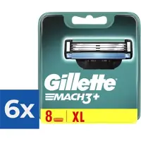 Gillette Mach 3 - 8 stuks - Scheermesjes - Voordeelverpakking 6 stuks