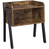 Bobbel Home - Vintage - Houten Nachtkastje - Industrieel