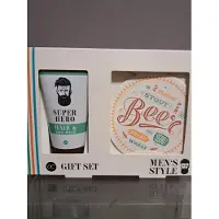 Accentra geschenk mannen - hair en body wash - bierviltje - leuk geschenk - grappig
