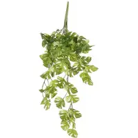 Mica Decorations Monstera Hangend Groen Bont - l58xb20xh14cm